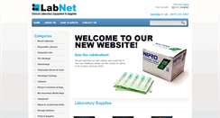 Desktop Screenshot of labnetsupplies.com